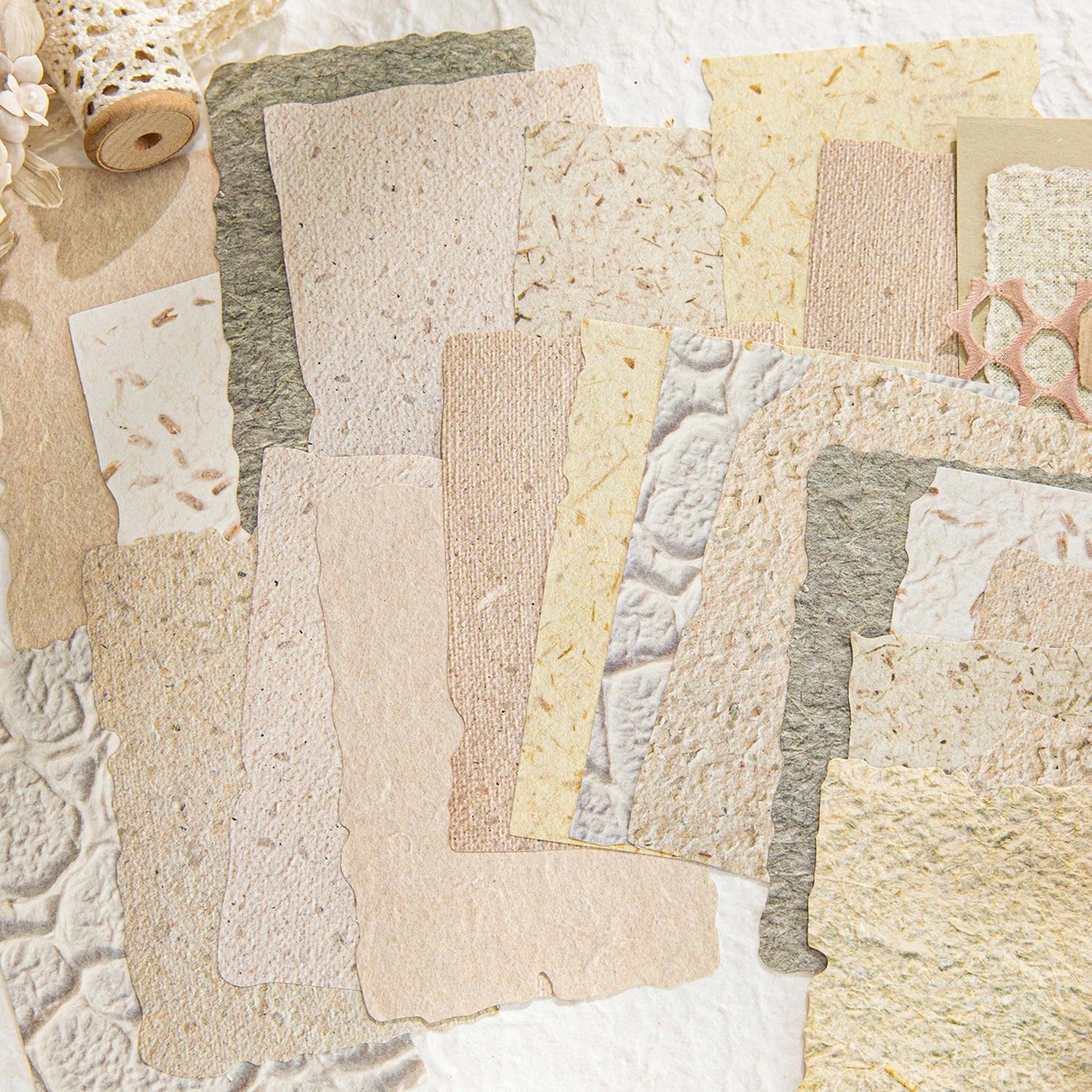 Vintage Reliefs Texture Paper | 28pcs/pack