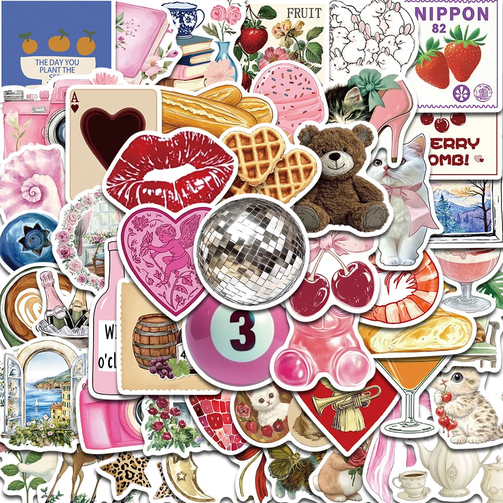 Aesthetic Pinterest Sticker | 50/100Pcs
