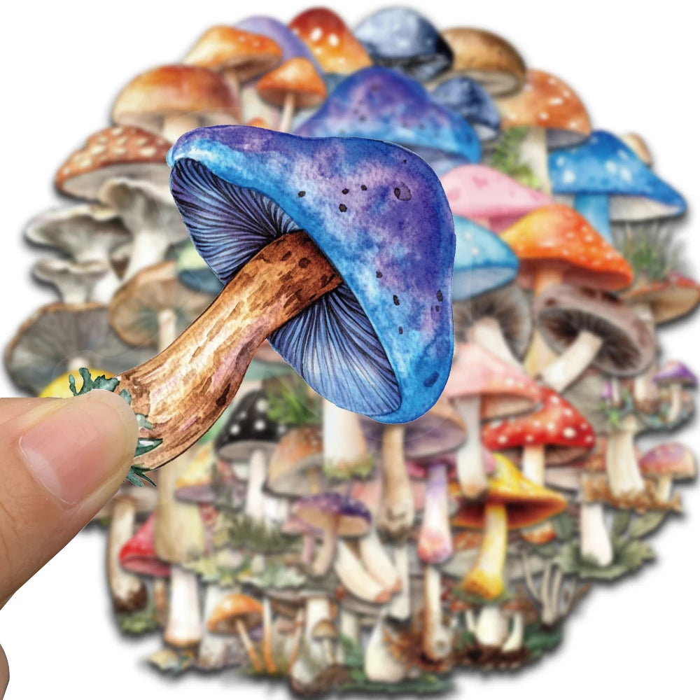 Kawaii Mushroom Stickers | 50/250pcs