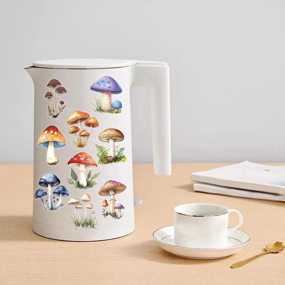 Kawaii Mushroom Stickers | 50/250pcs
