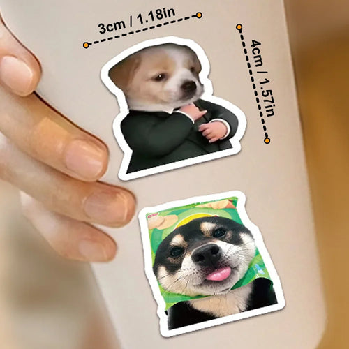 Funny Cartoon Dogs Stickers | 30/60/180pcs