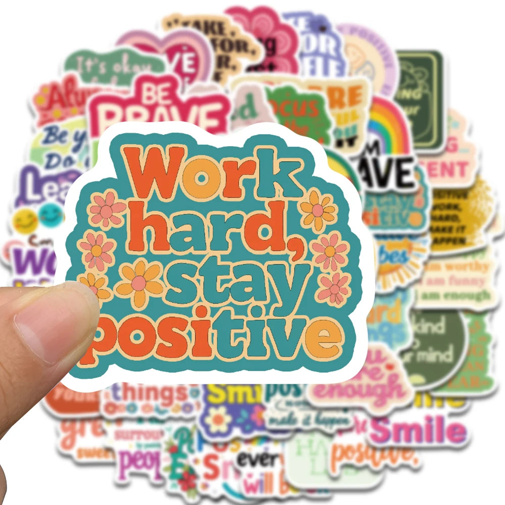 Positive Affirmation Sticker Pack | 50pcs & 150pcs
