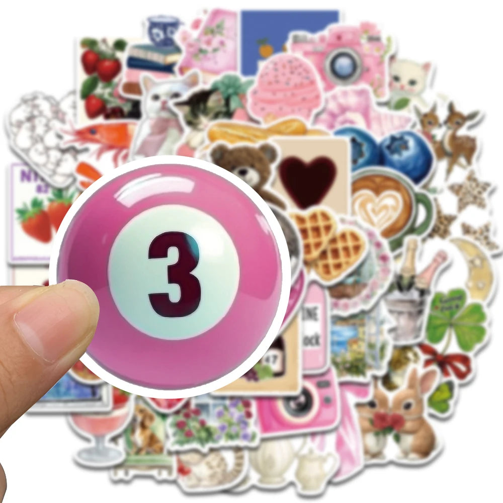 Aesthetic Pinterest Sticker | 50/100Pcs