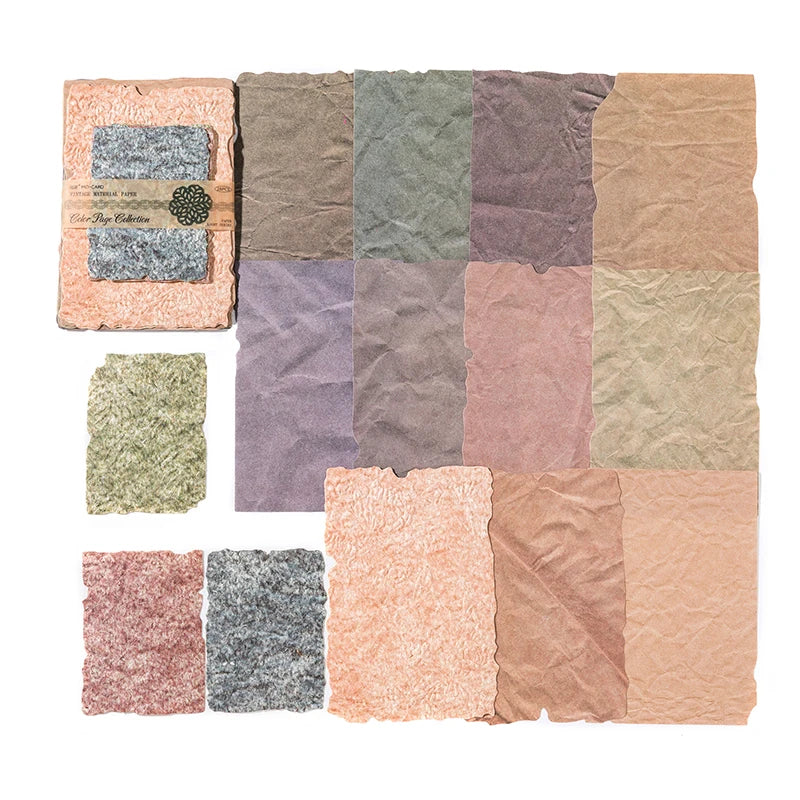 Vintage Reliefs Texture Paper | 28pcs/pack