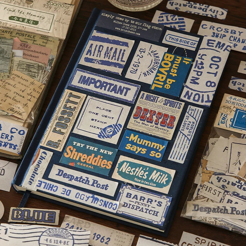Vintage Decorative Stickers pack | 100 pcs