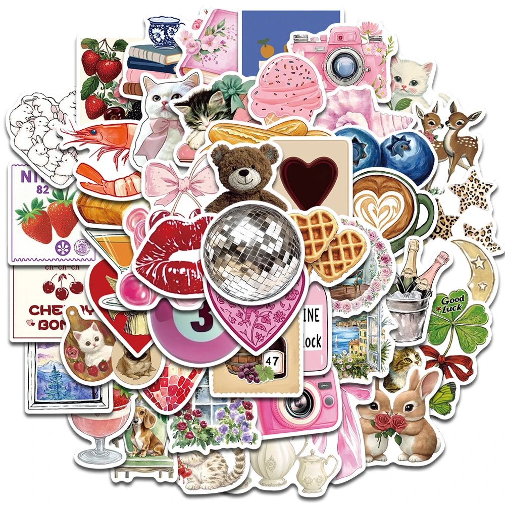 Aesthetic Pinterest Sticker | 50/100Pcs