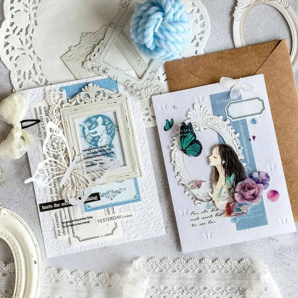 Hollow Relief Design Cardstock | 10 sheets/set