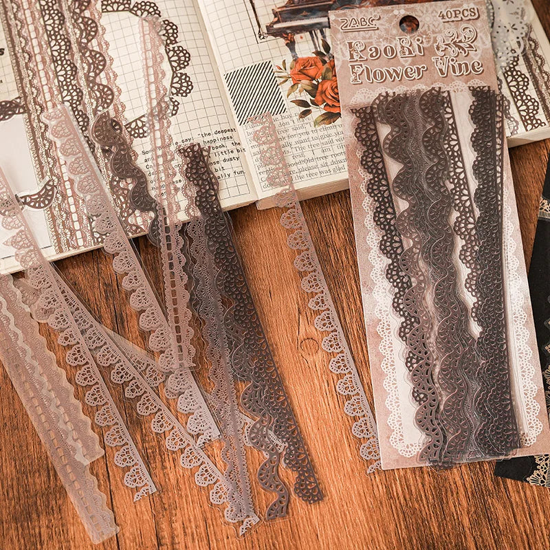 Lace Stickers | 40 pcs/pack