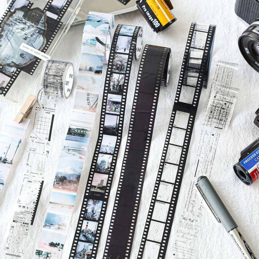 Retro Film Theme PET Tapes | 25mm*2m