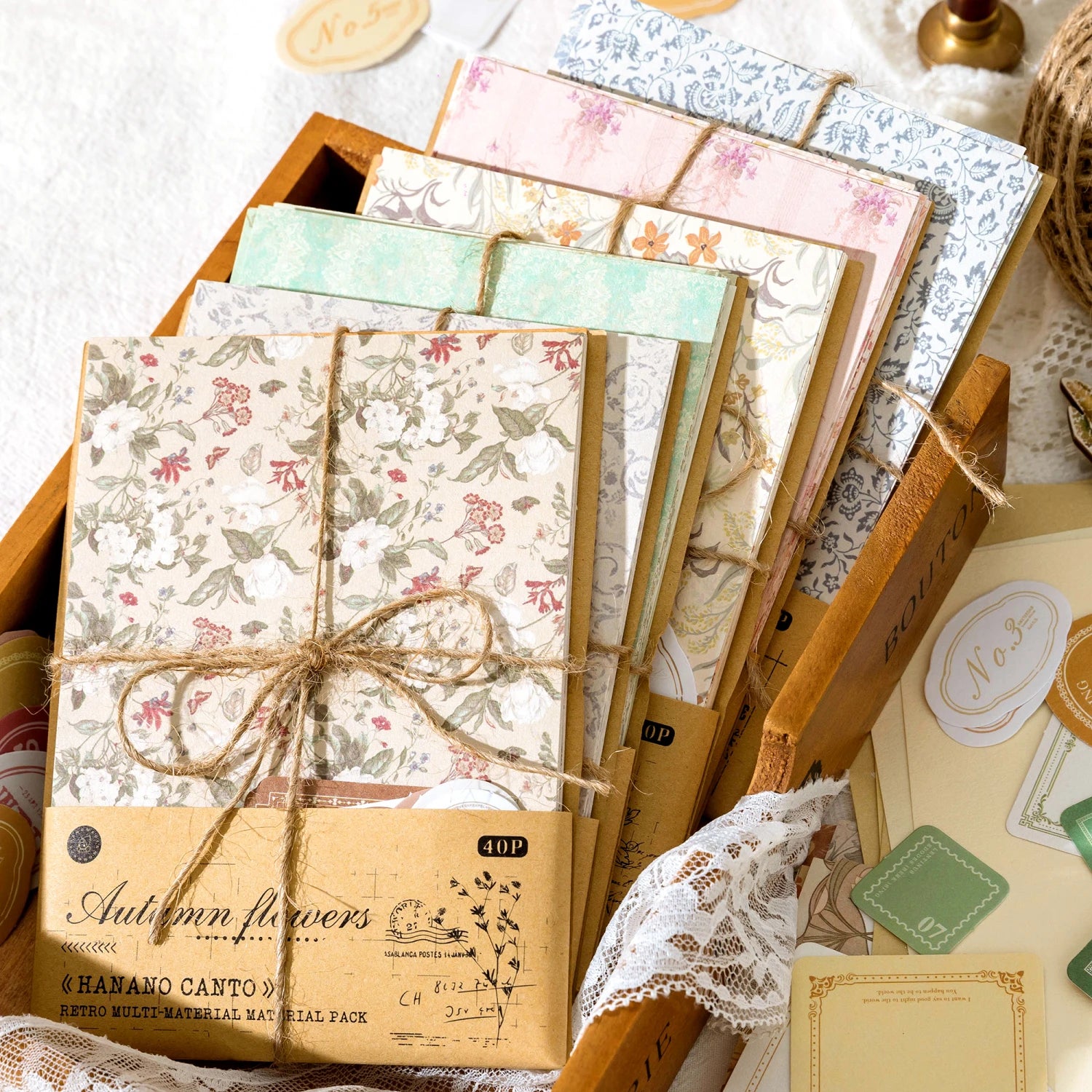 Vintage Decorative Collage | 40Pcs