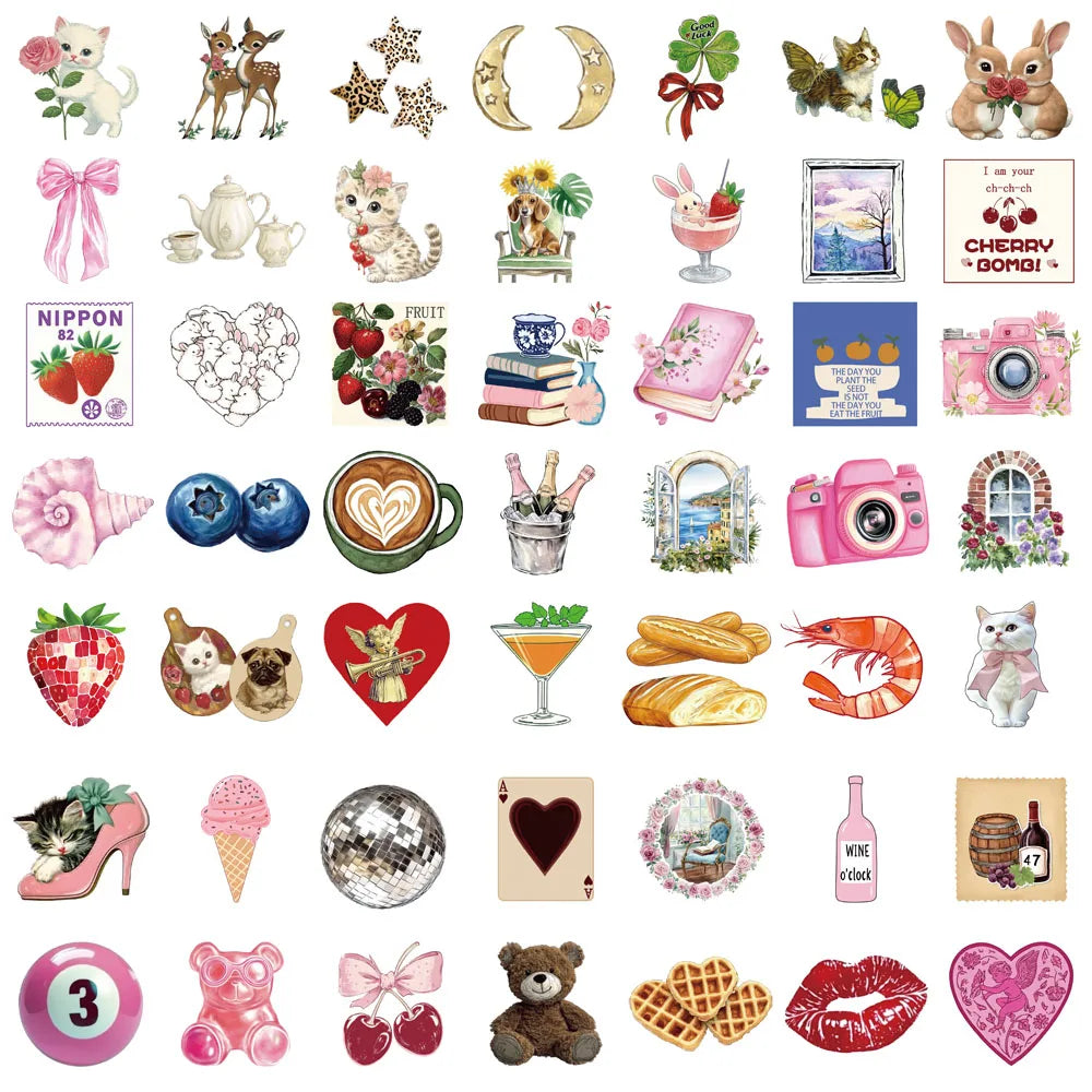 Aesthetic Pinterest Sticker | 50/100Pcs